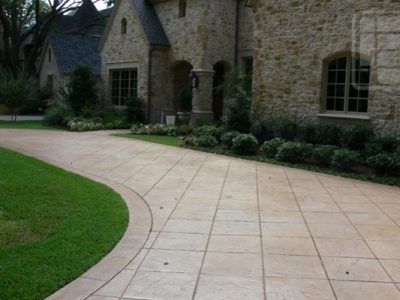 Stamped Concrete Driveway